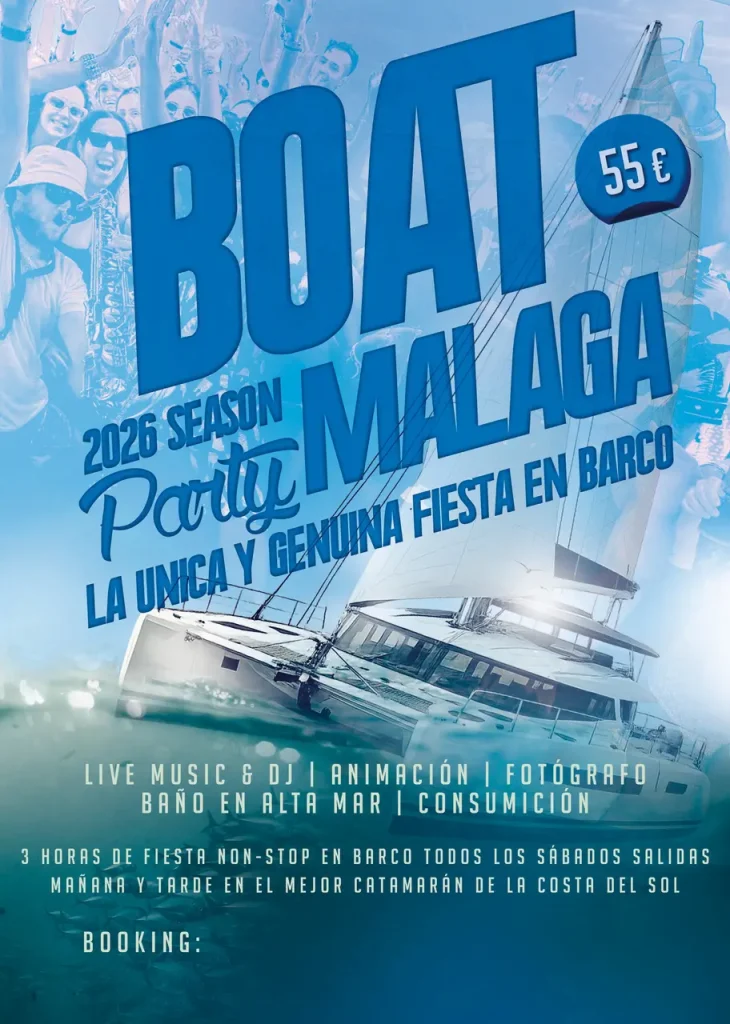 Boat party Malaga - Fiesta en Barco Malaga