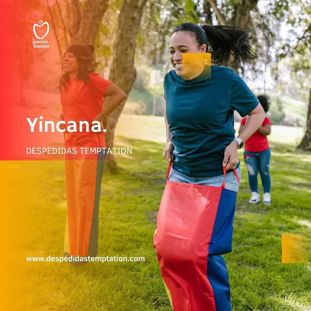 Yincana despedidas de soltero carrera de sacos
